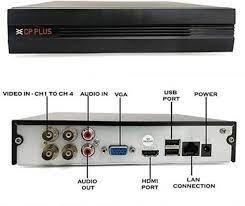 CP PLUS 1080 4 Channel HD DVR (CP-UVR-0401E1-IC /CV2/ CV5)