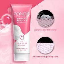 Ponds Bright Beauty Spotless Glow Face wash with Vitamin B3, 75gm