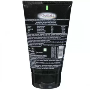 Patanjali Mens Charcoal Active Face Wash 100 g